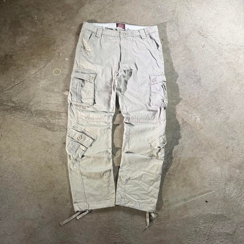 Tan Matchstick Cargo Pants